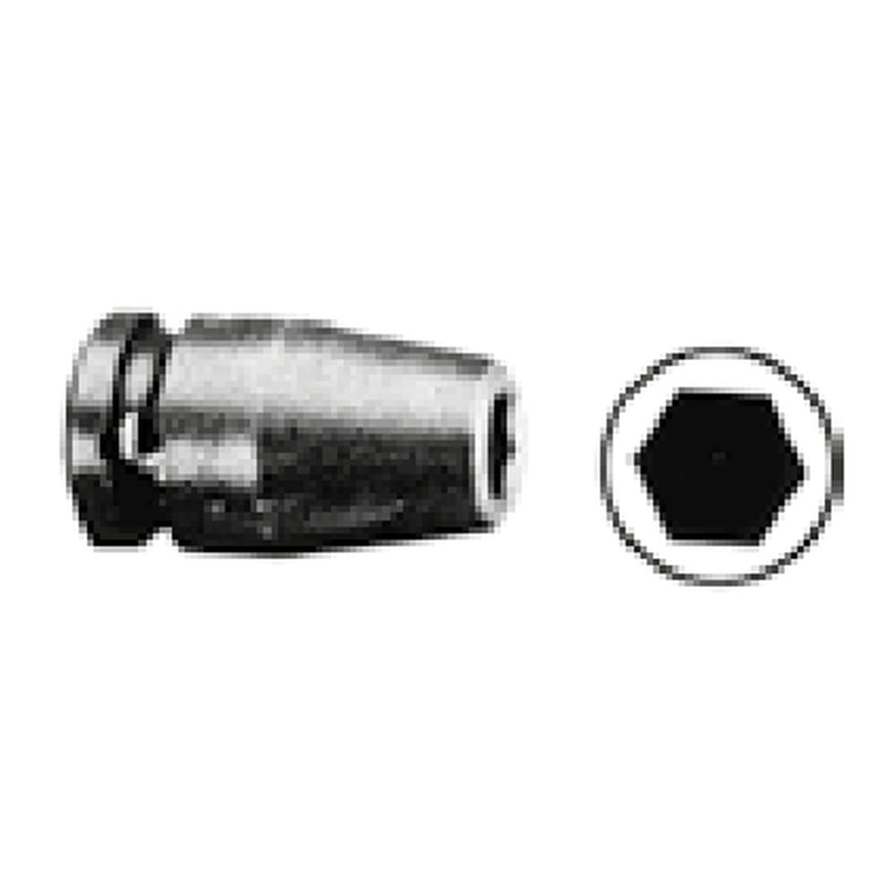 1/4" Drive Impact Socket 5mm Hex, Magnetic — 23mm Long, DIN 3121